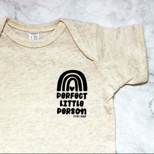 perfect little person onesie