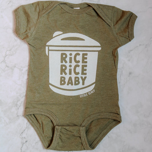 rice rice baby onesie